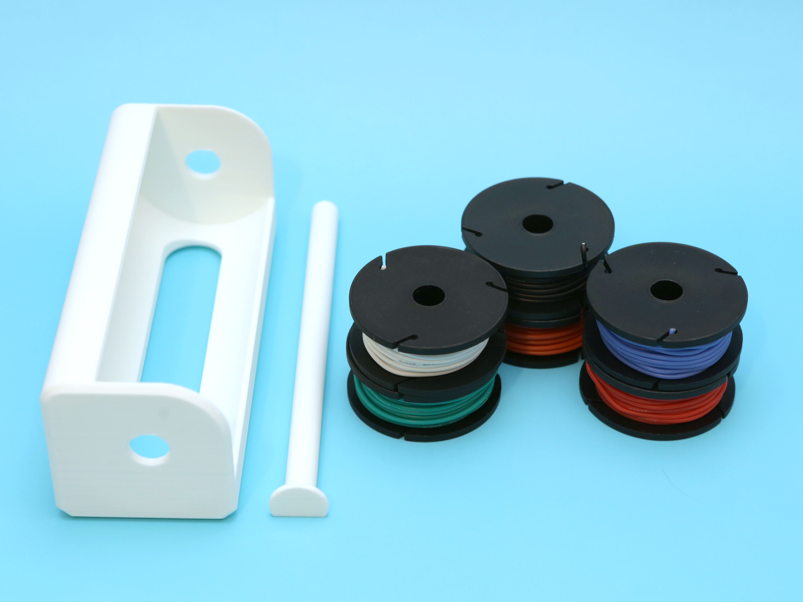 Miniatura 2 do modelo 3D Wire Spool Holder