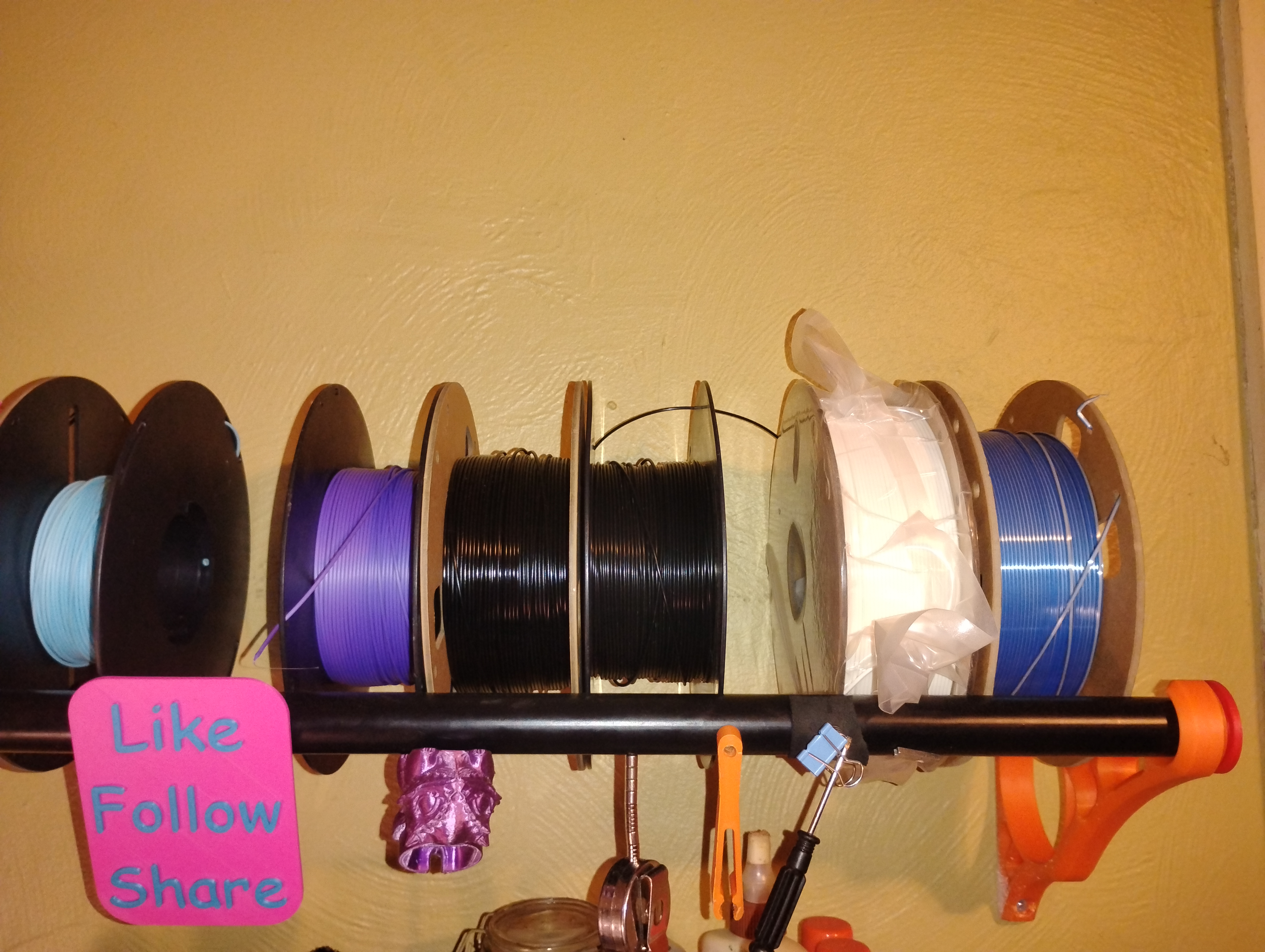 Filament Rack Bracket w/Endcaps — thumbnail 3