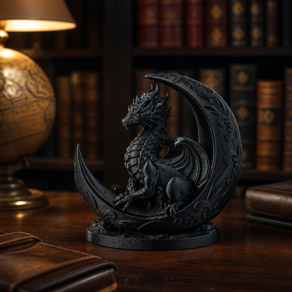 Dragon Moon Sculpture