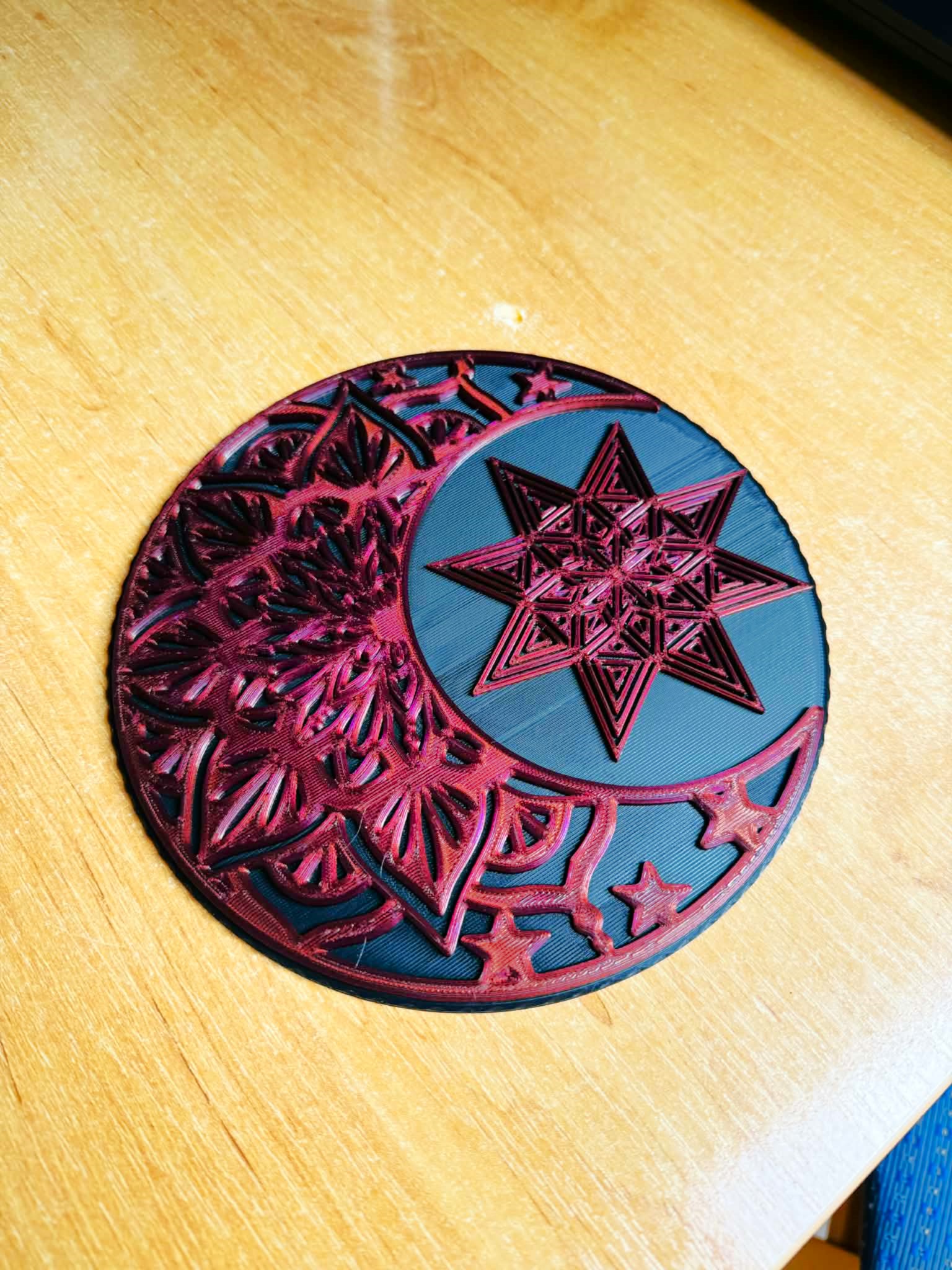 Coaster Mandala+Slavic Star
