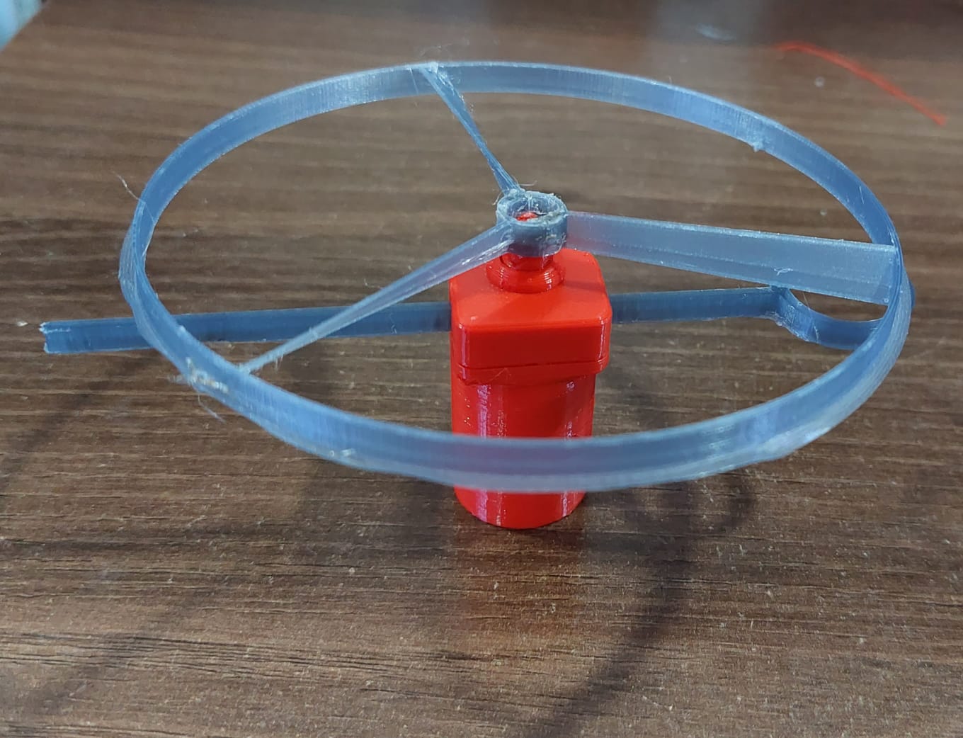 Improved 3D Pull Copter with holder and no screws