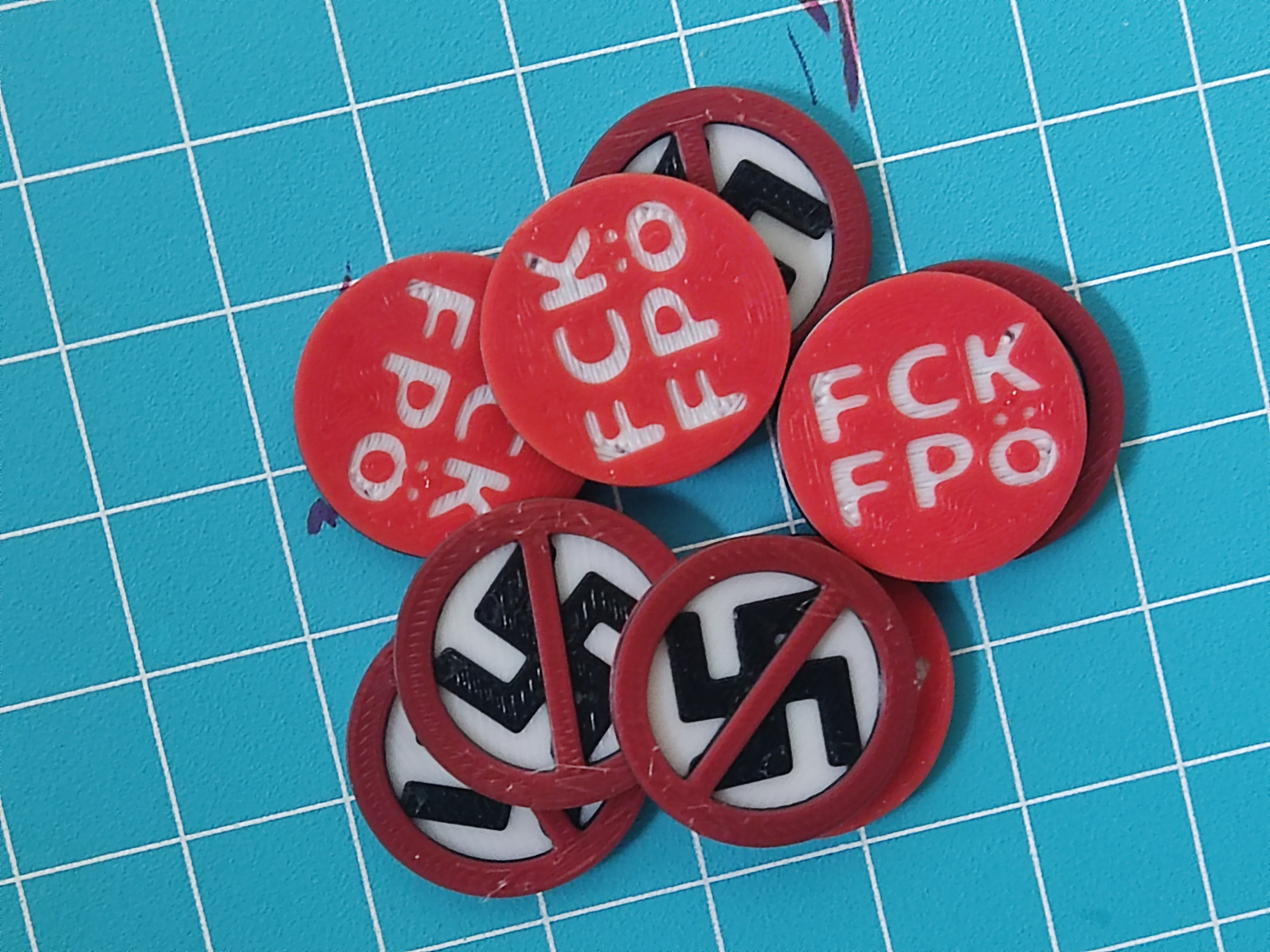 Einkaufswagenchip - Shopping Card Chip FCK FPÖ 1€