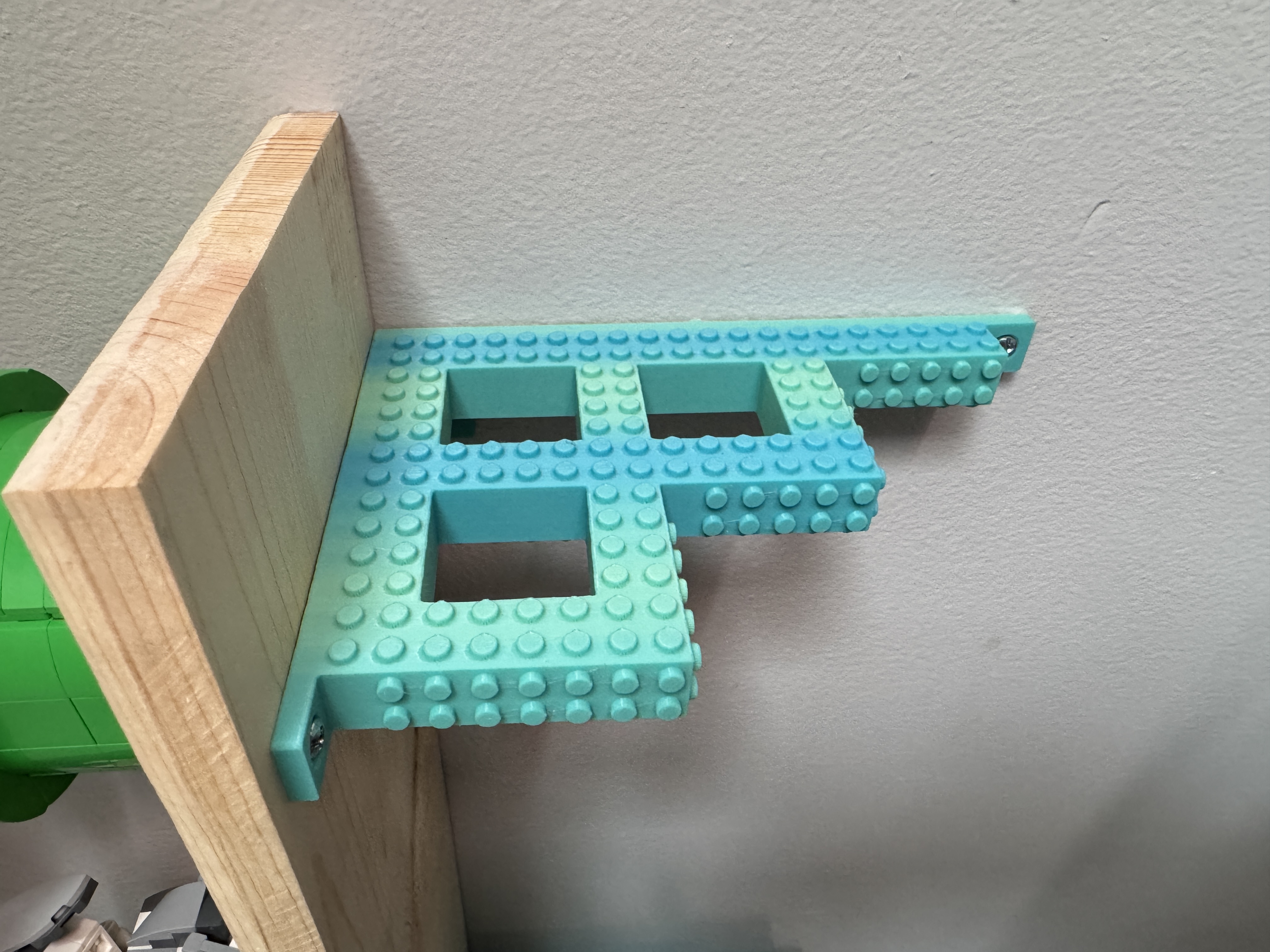 Lego Brick Shelf Bracket
