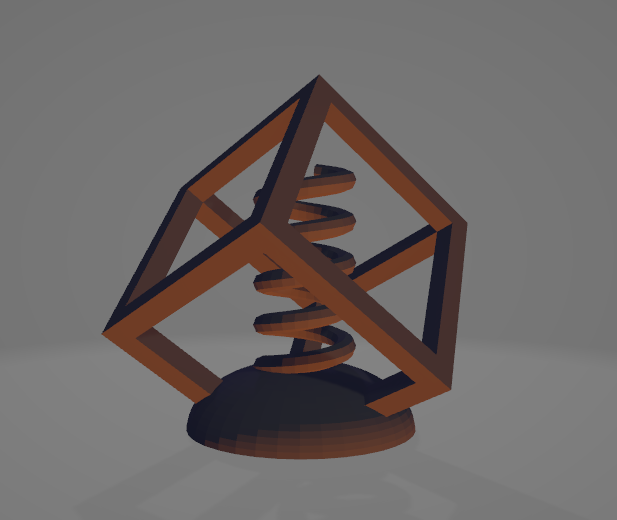 CubeSpring Sculpture