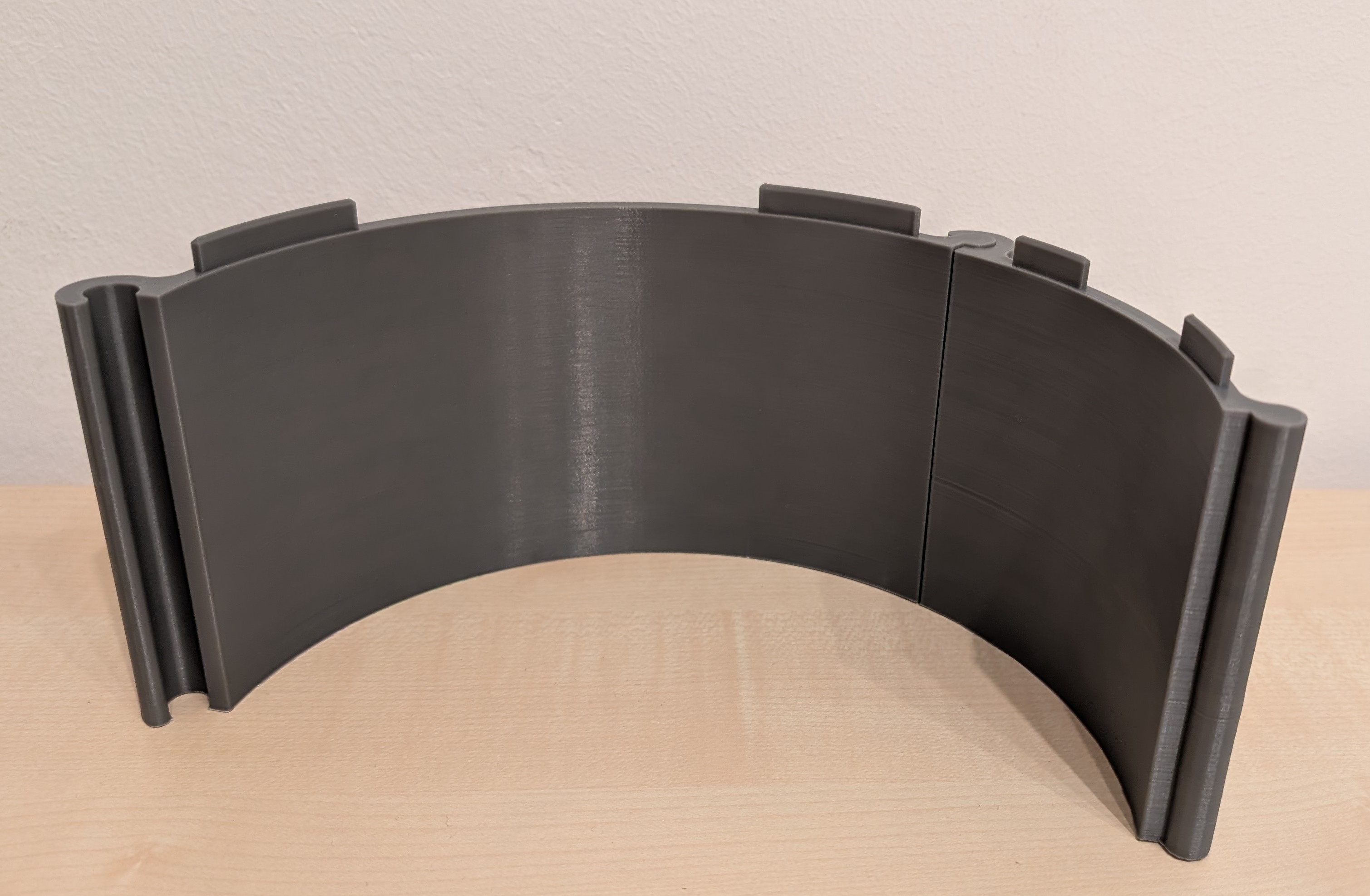 Modular round sheating