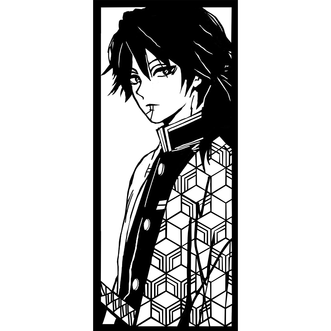 Demon Slayer - Tomioka -Kimetsu no yaiba 2D Wall art Set