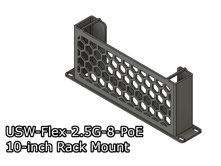 USW-Flex-2.5G-8-PoE 10-inch Rack Mount