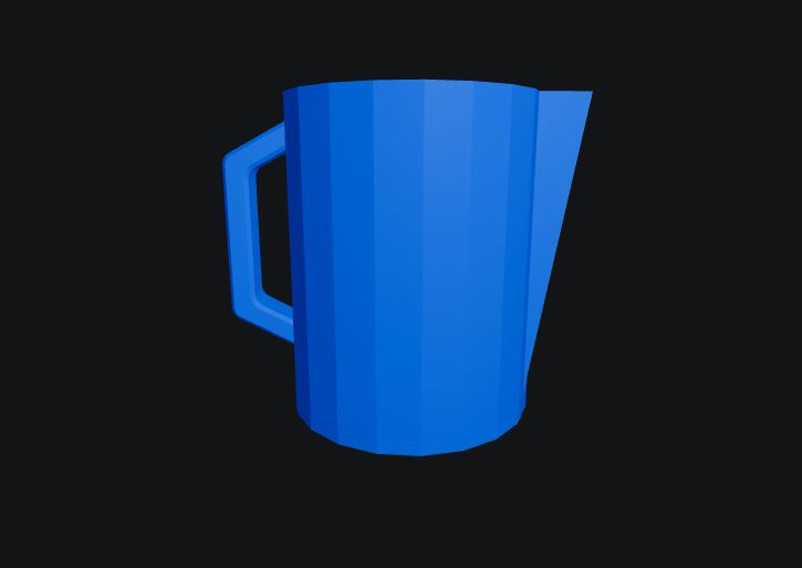 Simple cup for dog kibble