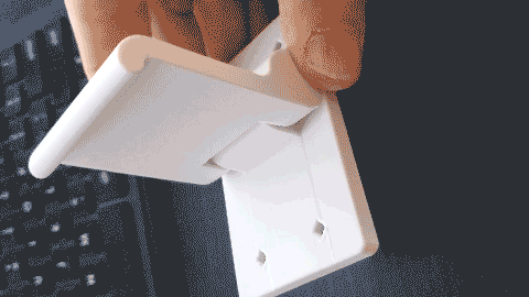 PIP hinged headphone hanger