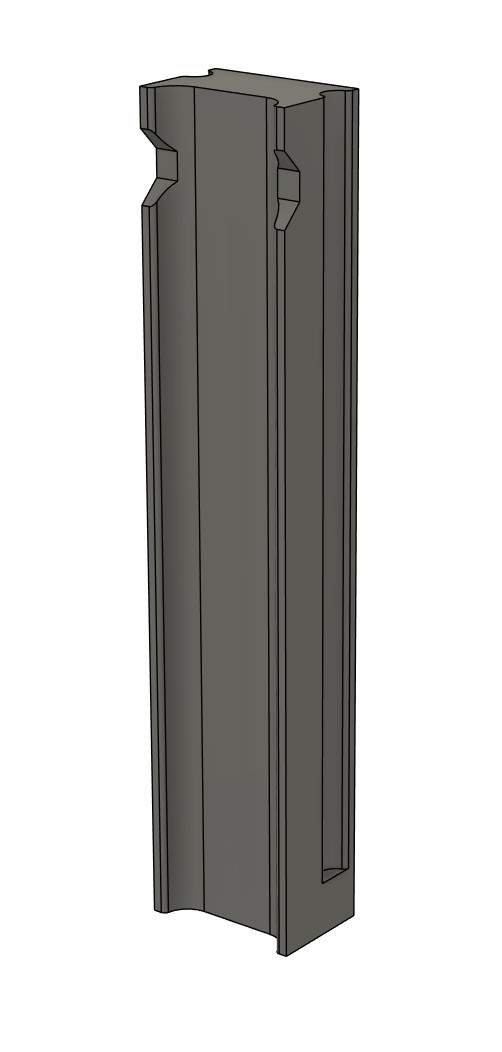 MGN12H Carriage Holder with a cut out