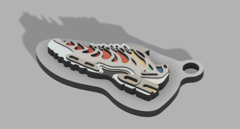 Nike TN Drift Keychain