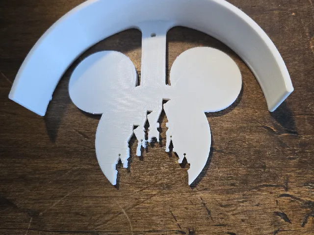 Disney ears Wall mount with added nail hole