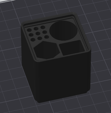 Gridfinity Deburring Tool & Hobby Knife Holder — thumbnail 2