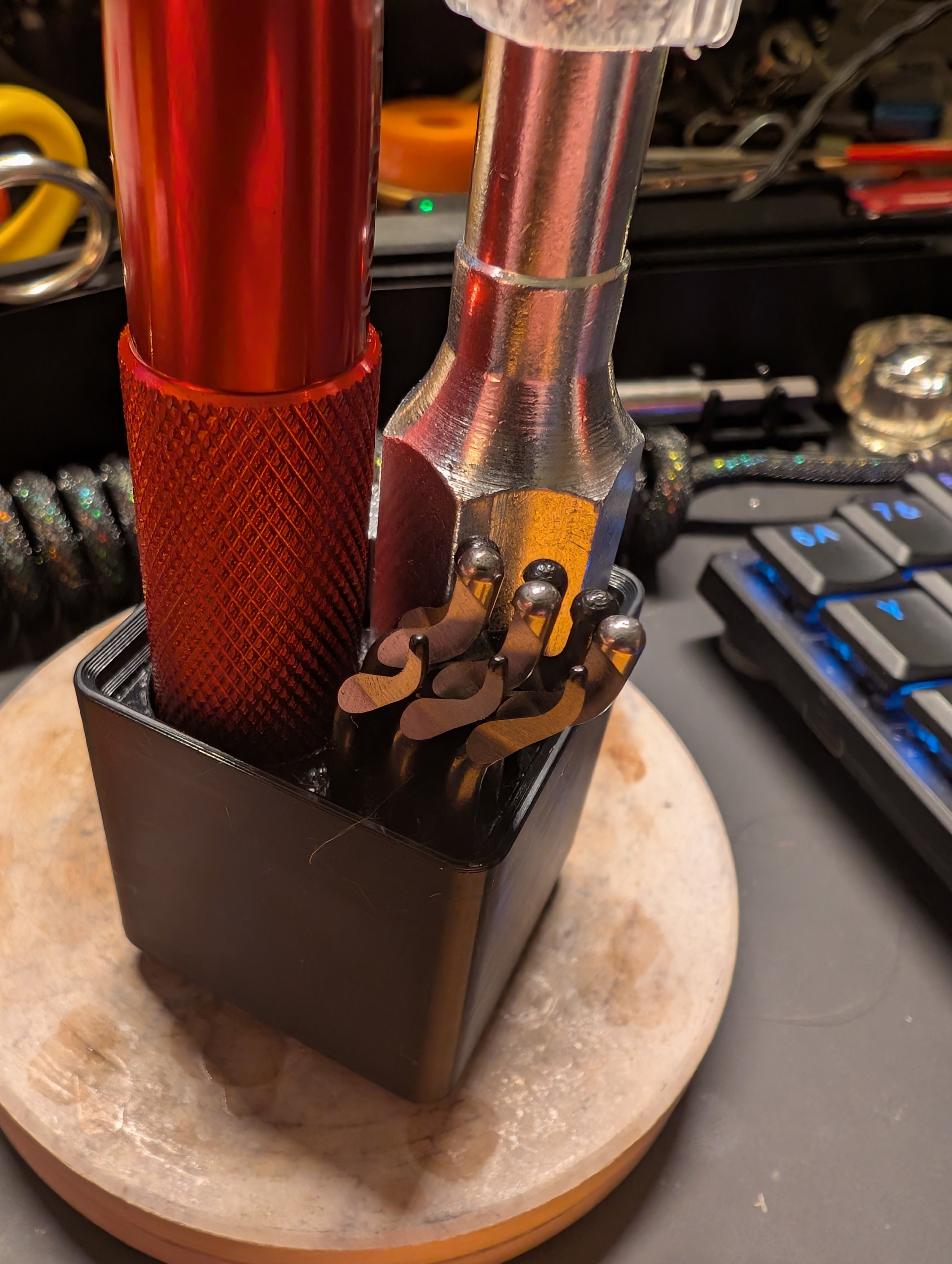 Gridfinity Deburring Tool & Hobby Knife Holder — thumbnail 4