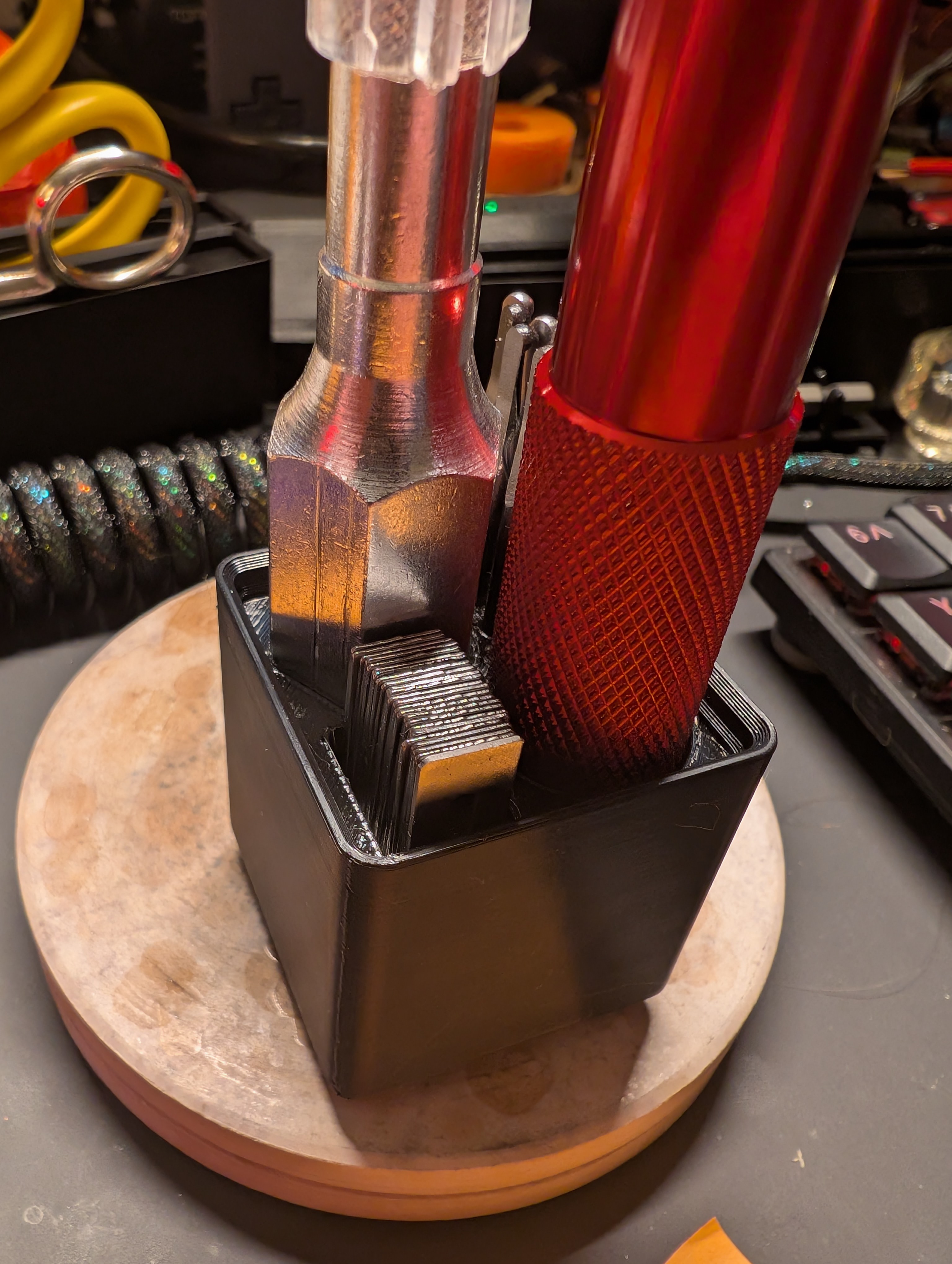Gridfinity Deburring Tool & Hobby Knife Holder — thumbnail 3