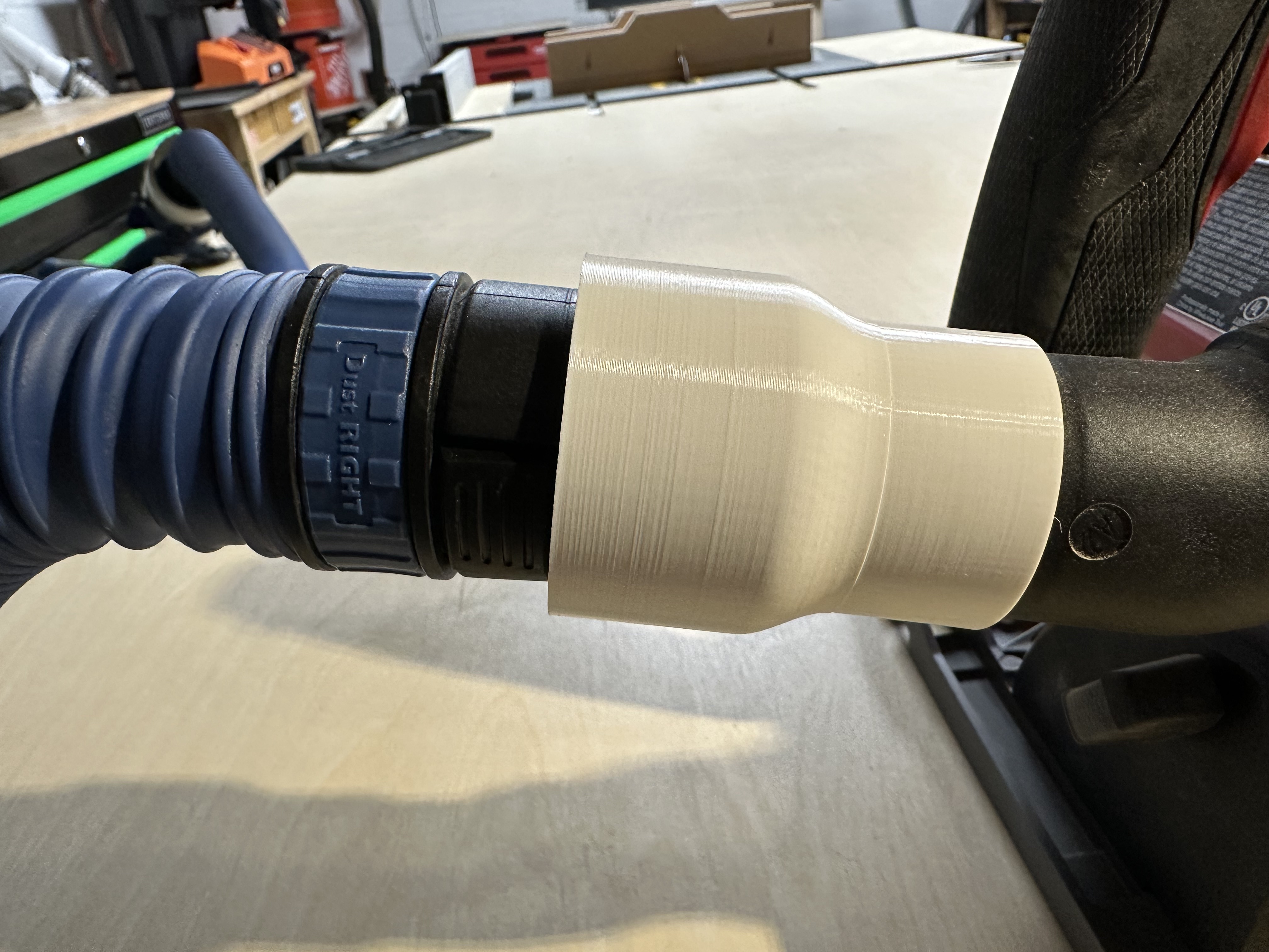 Customizable Rockler Dust Right Click-Connect Adapter