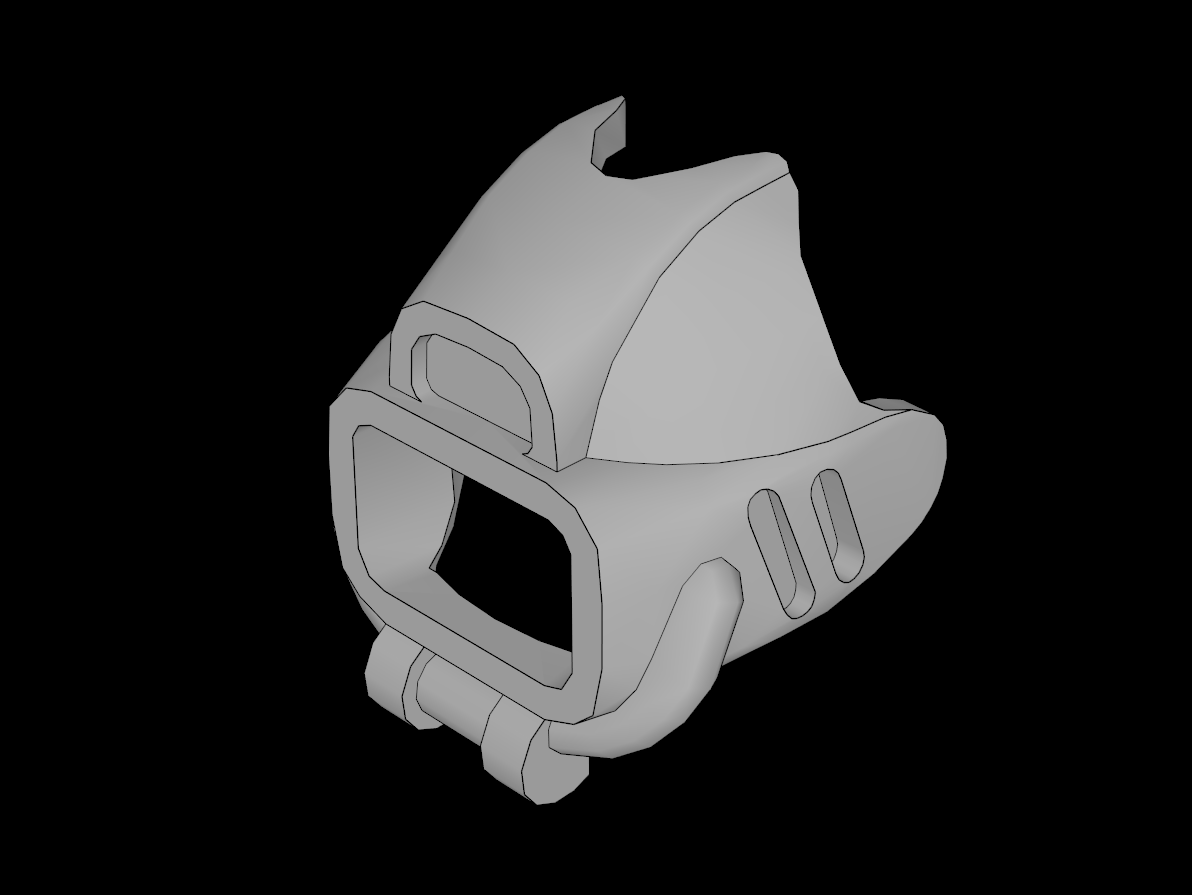 Lego Compatible (6090.dat) Minifig Helmet Visor Underwater