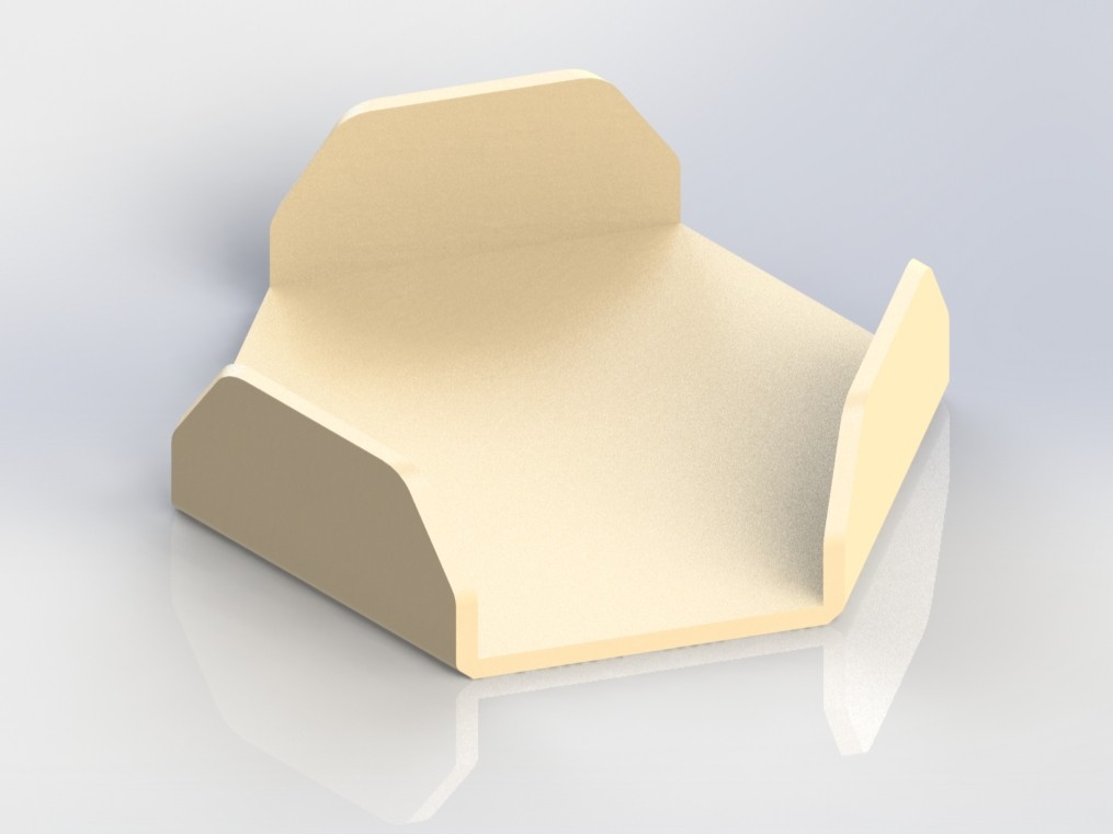 Miniatura 3 do modelo 3D Coaster Set (Hex Shape)