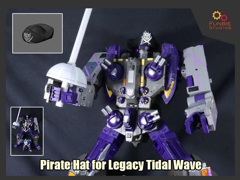 Pirate Hat for Transformers Legacy Tidal Wave