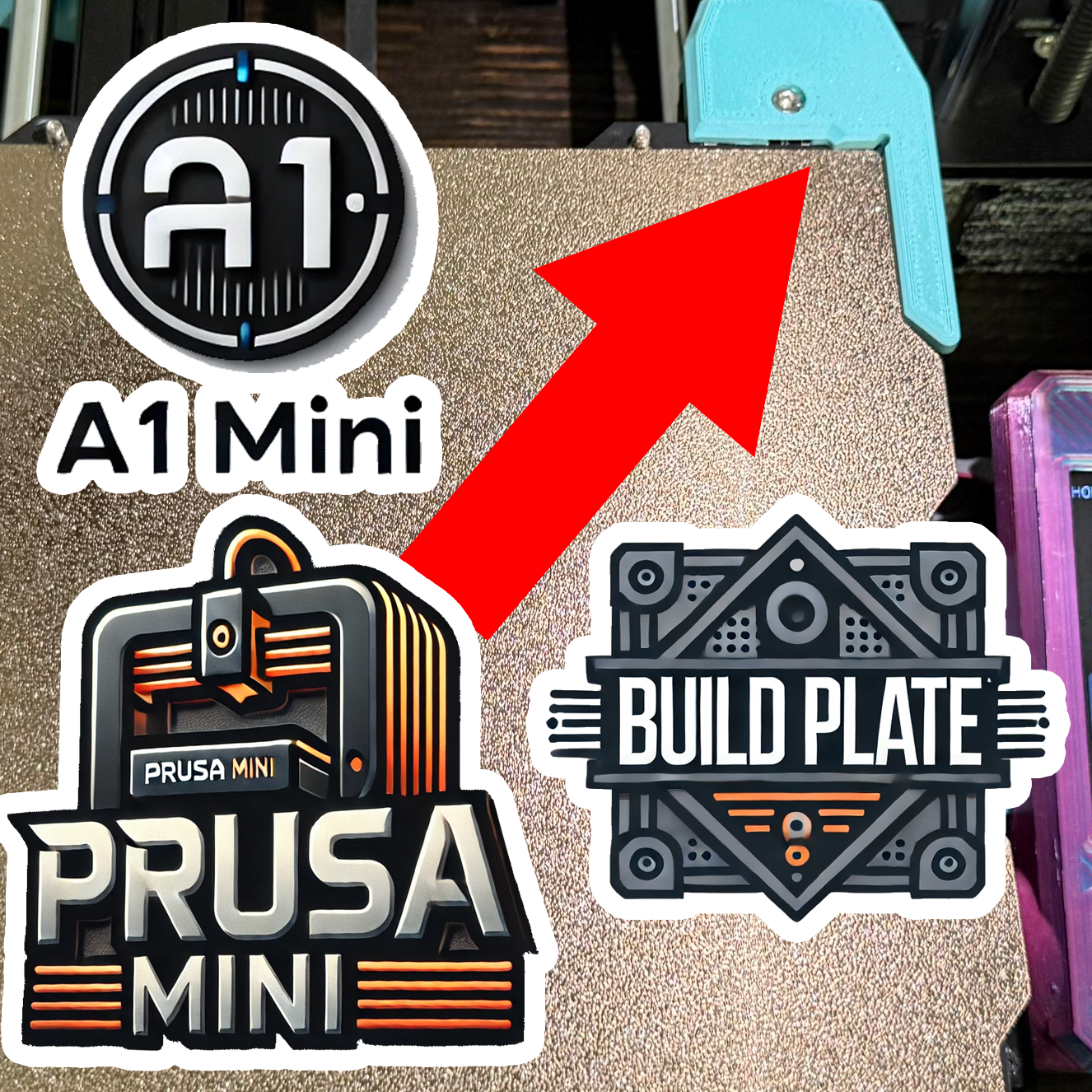 Build Plate_Bambu Lab A1 Mini & Prusa Mini+ both Available Guide!