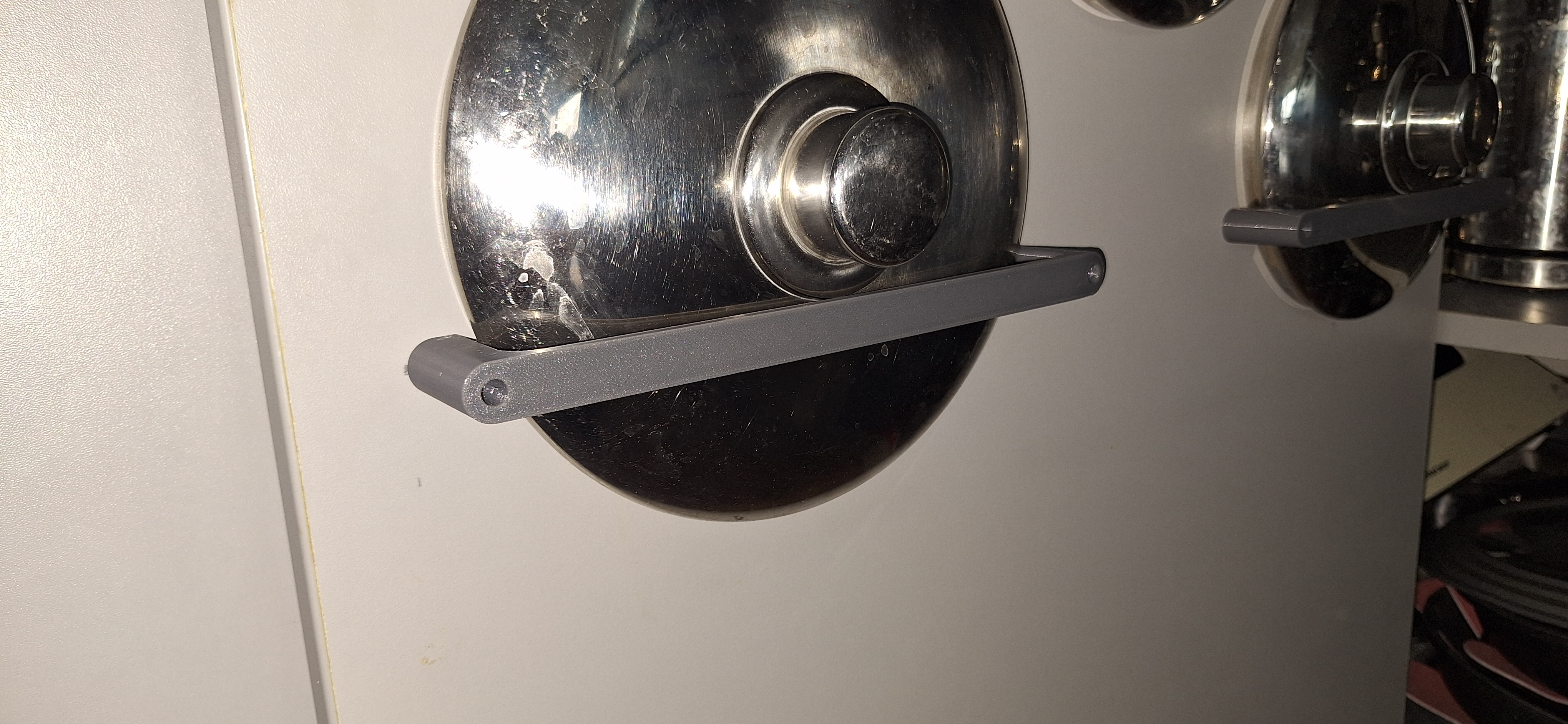 Pot lid holder/mount