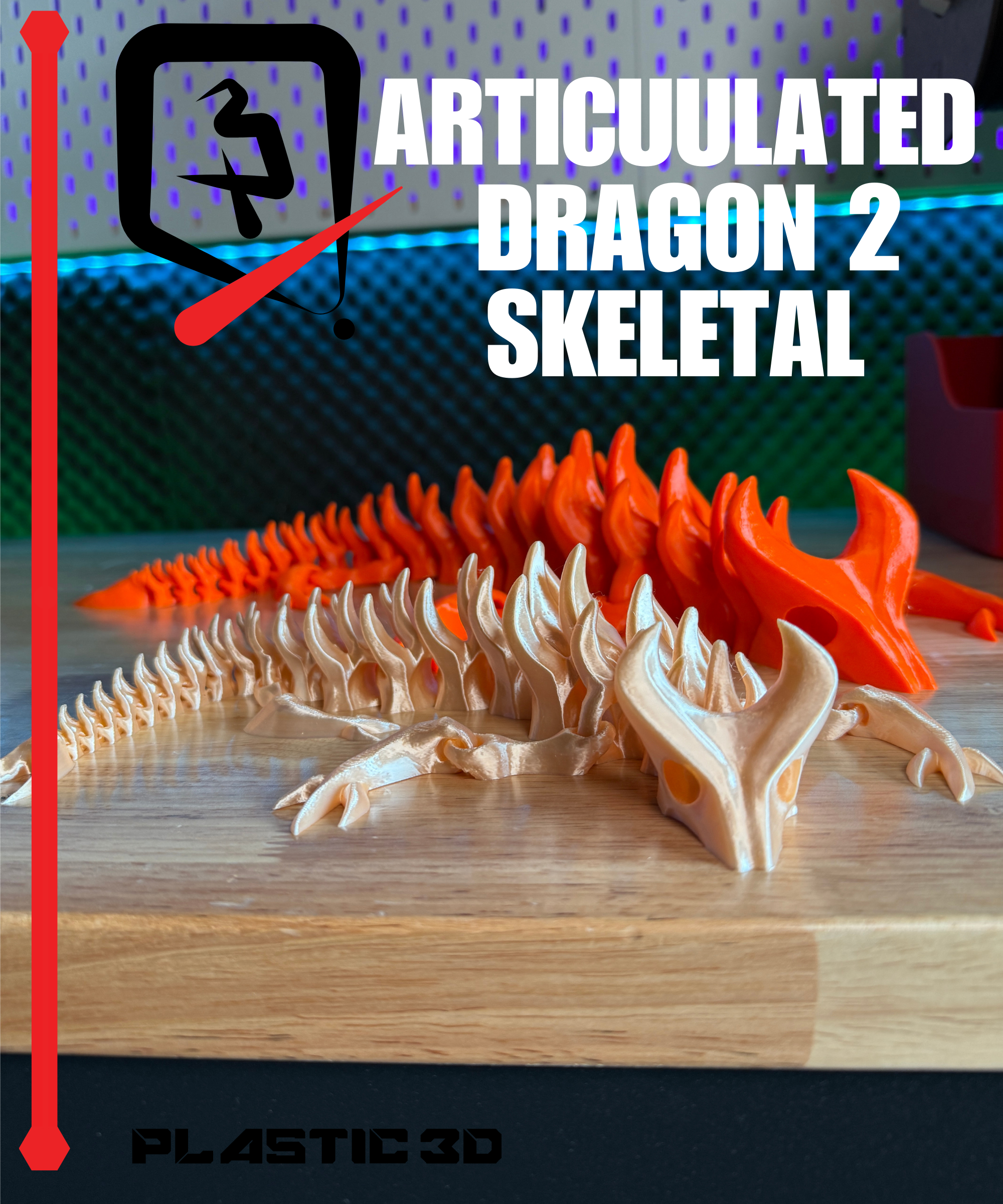 Articulated Dragon 2- Skeletal