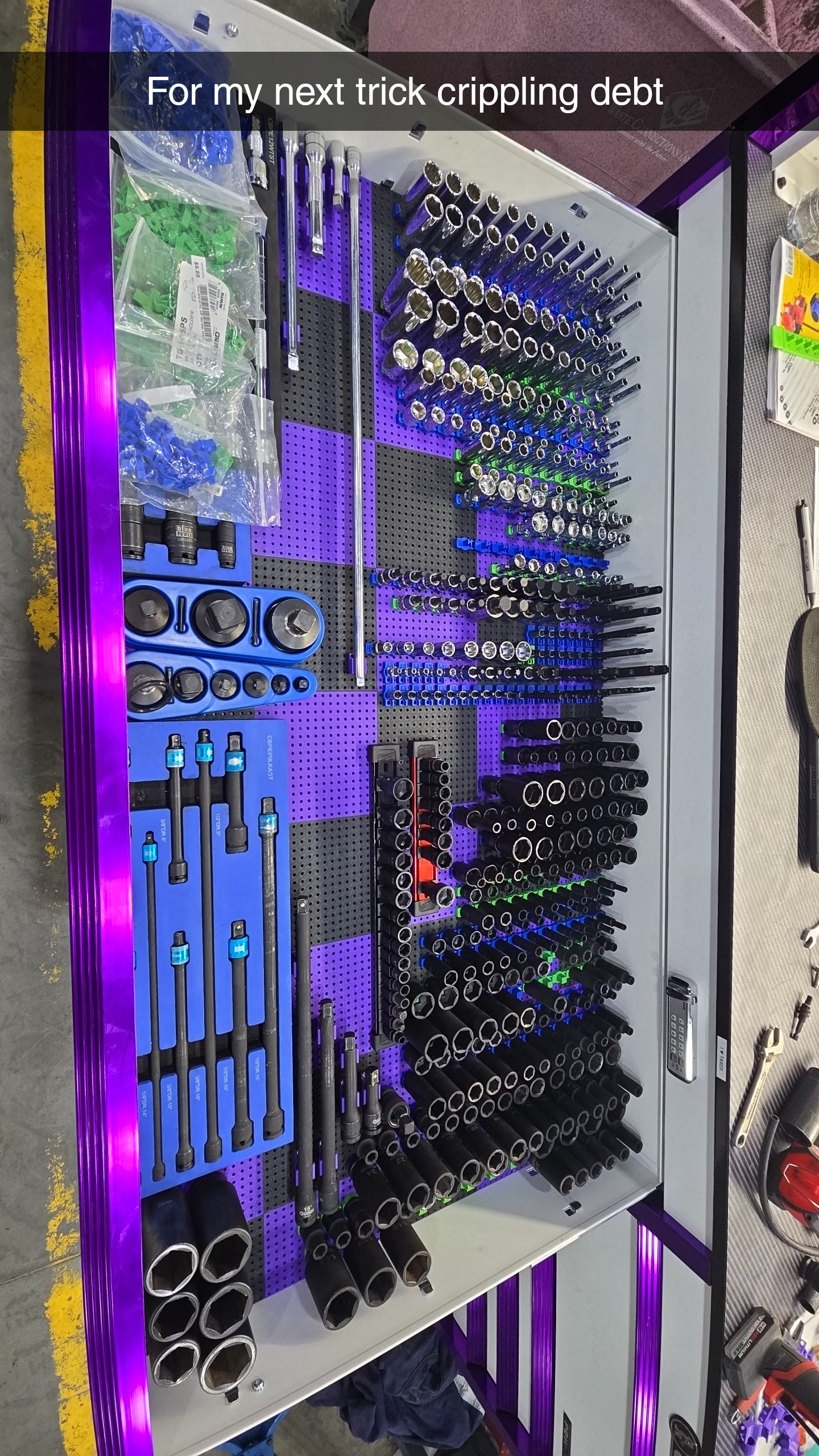 Miniatura 3 do modelo 3D tool box grid organizer