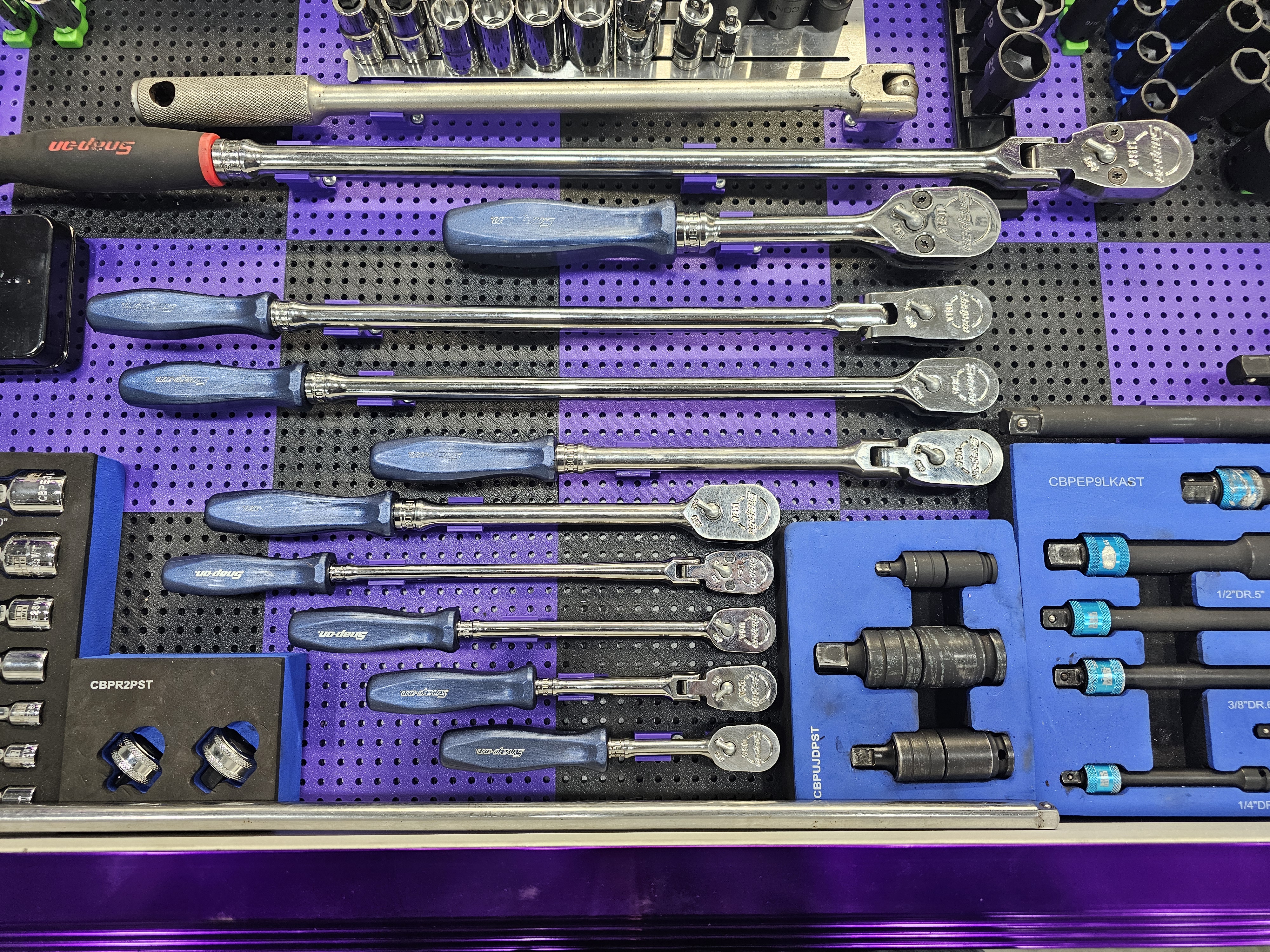 Miniatura 2 do modelo 3D tool box grid organizer