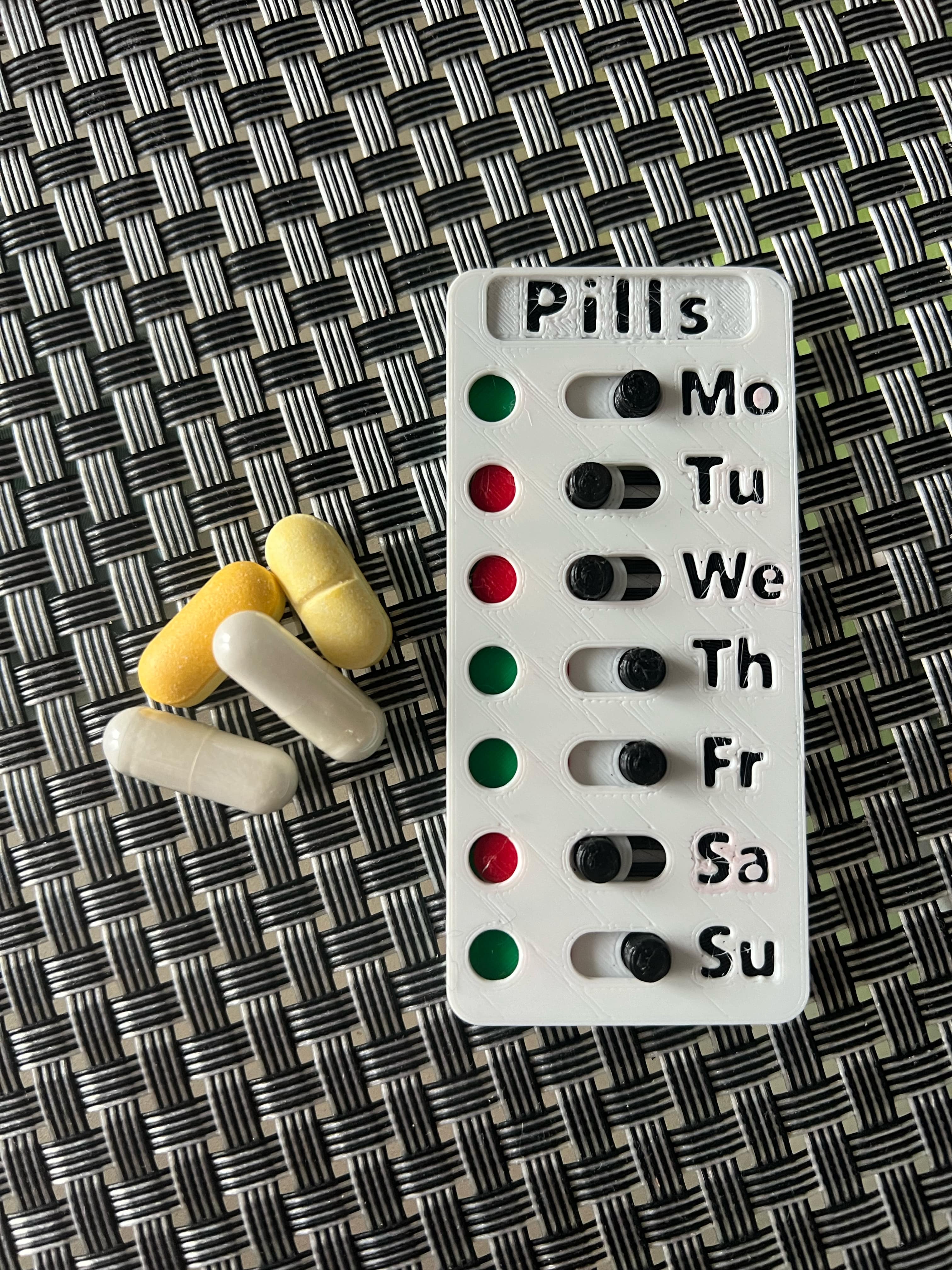 Fidget pill reminder