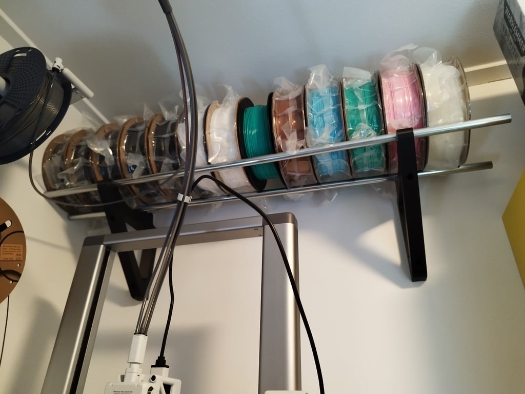 Filament Spool Shelf - Wall Bracket — miniatura 2