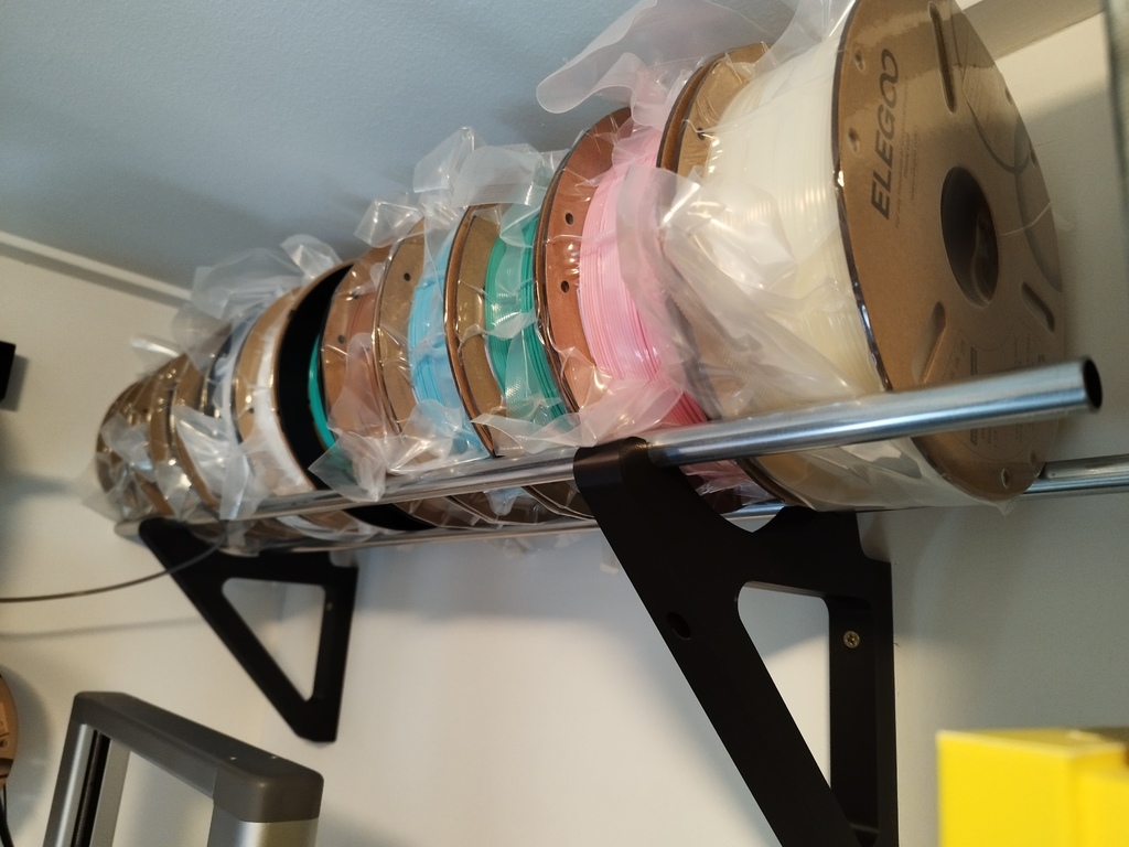 Filament Spool Shelf - Wall Bracket — miniatura 3