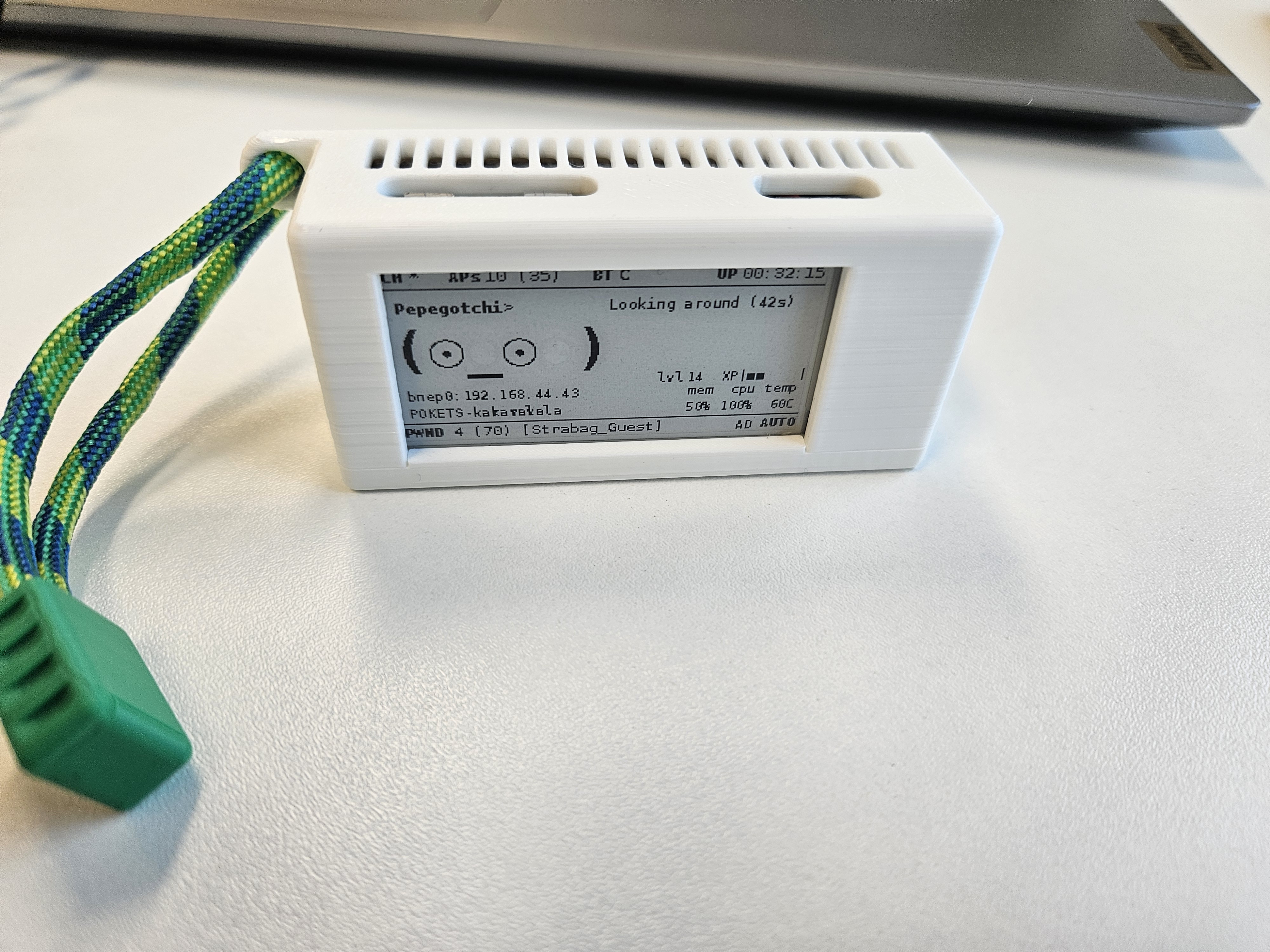 Slim Pwnagotchi + UPS Lite Case