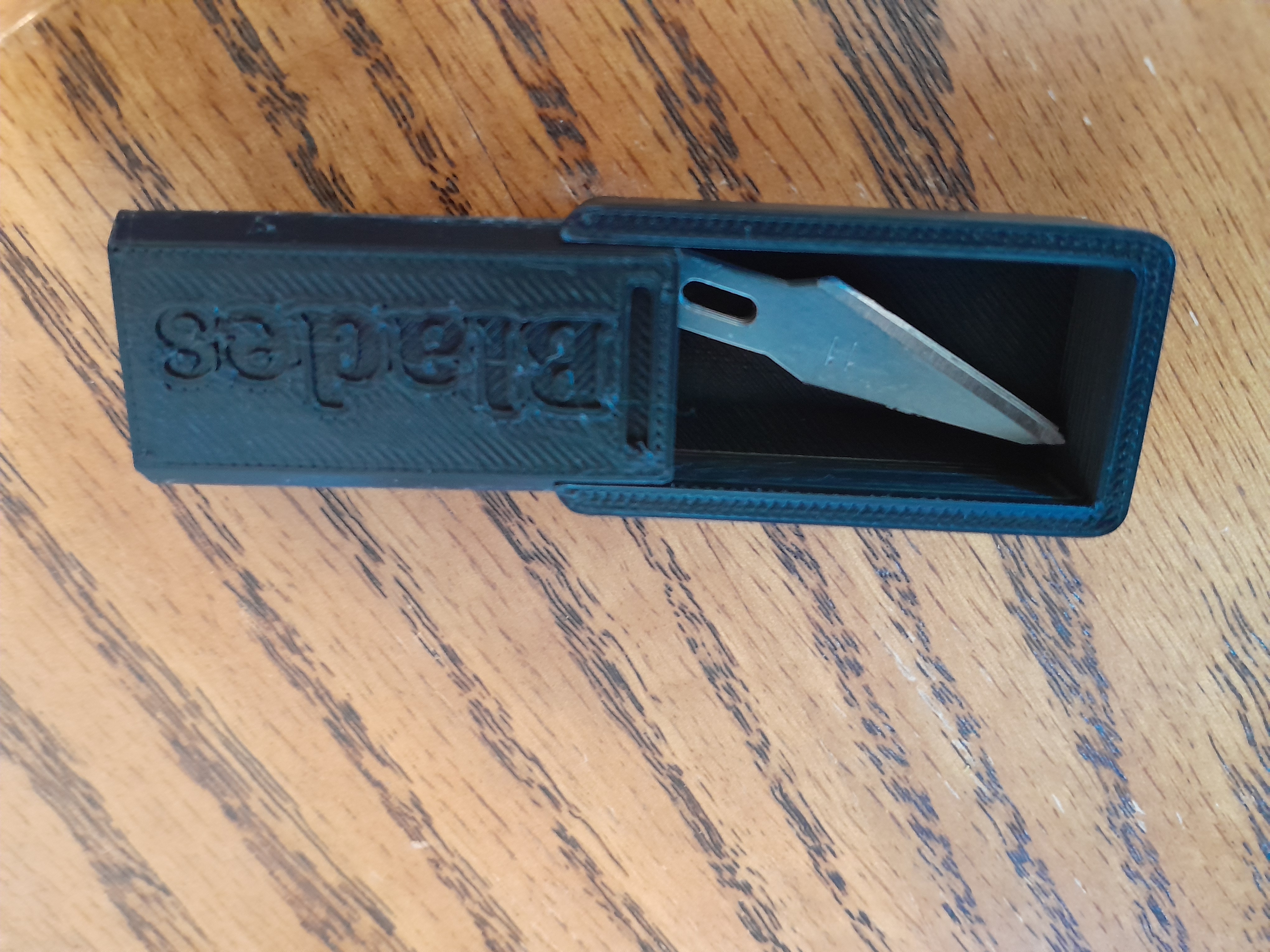 Xacto knife blade box razor craft