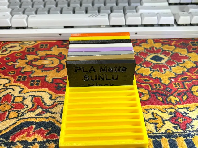 Custom Filament Swatches