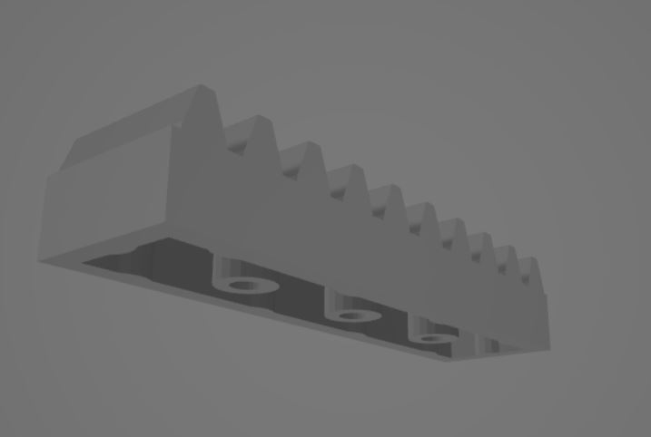 Lego Compatible Gear Rack 1x4