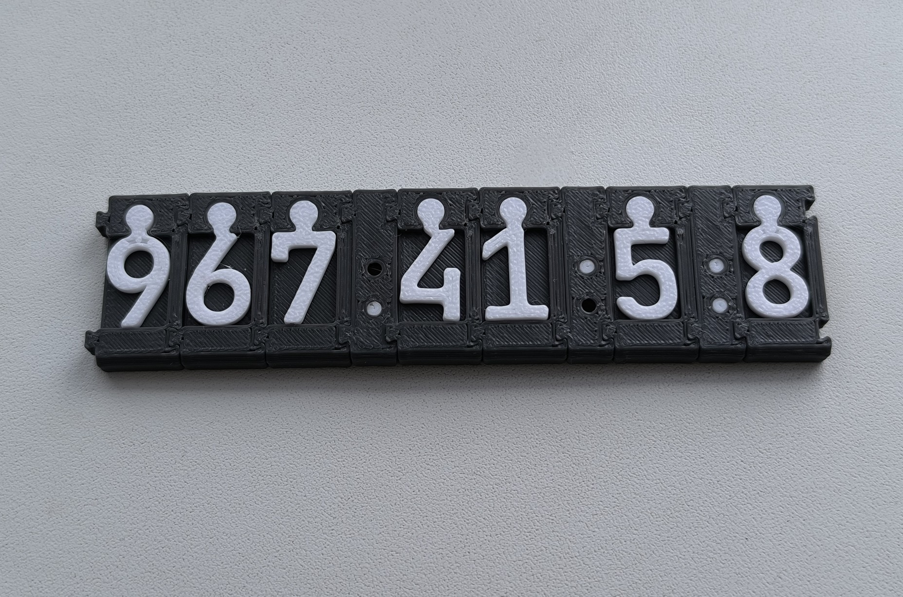 Additional section for dividers for digits 9x13
