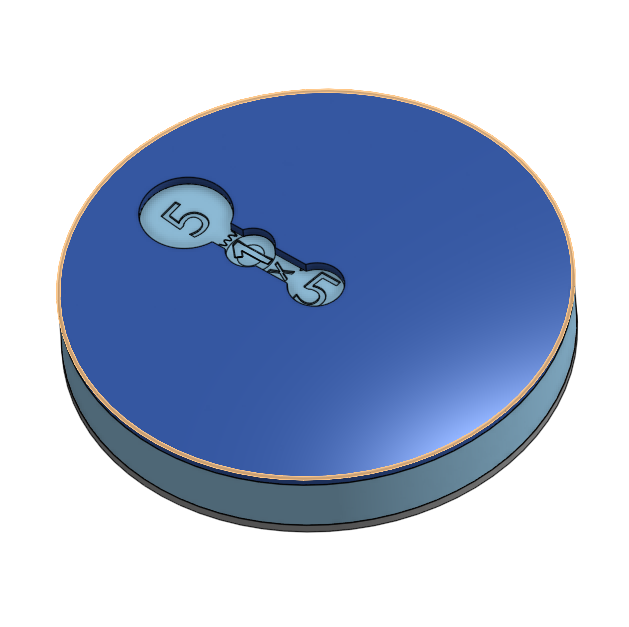 math manipulative (multiplication with 5) — miniatura 2