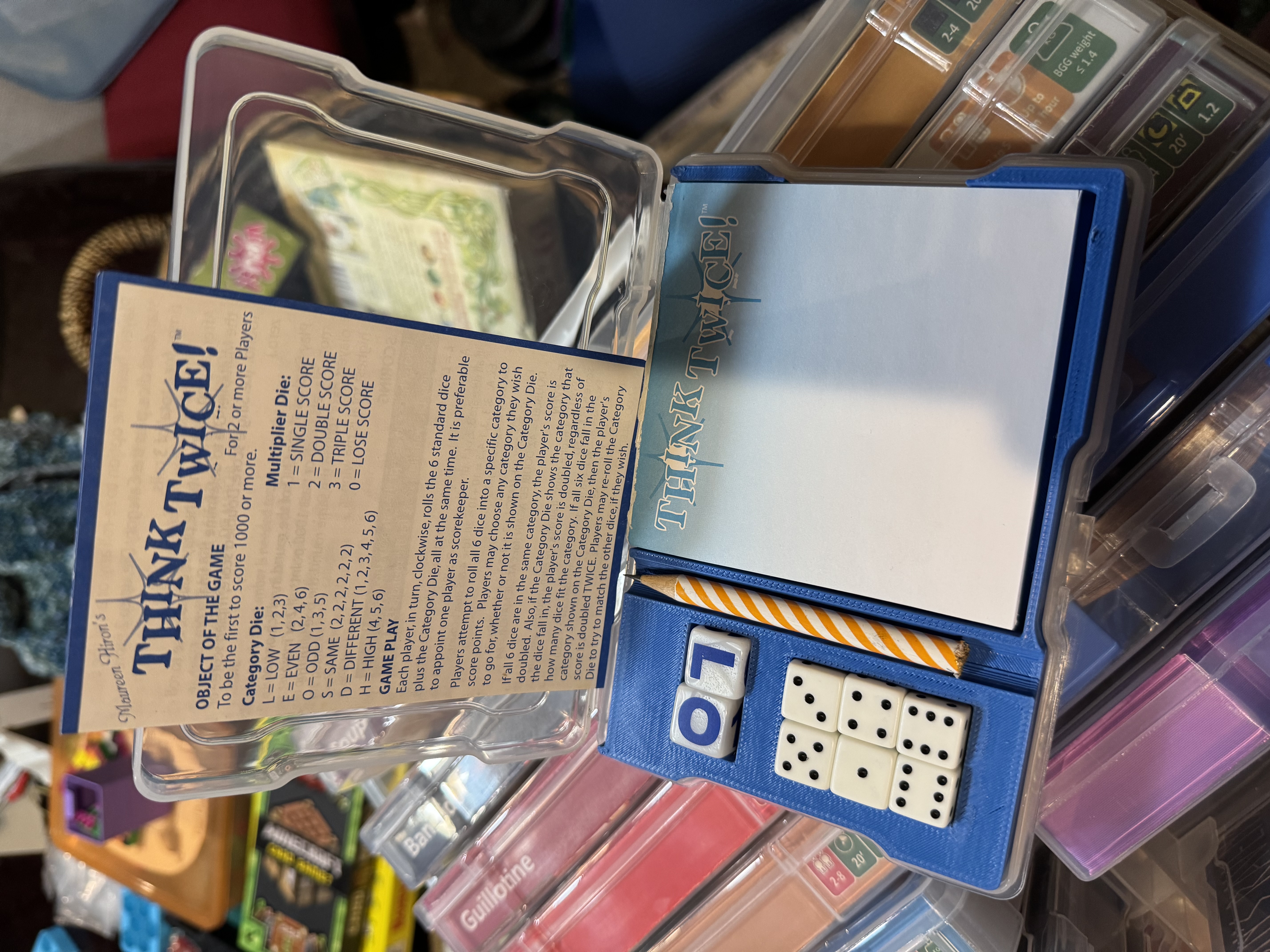 Think Twice photocaddy insert