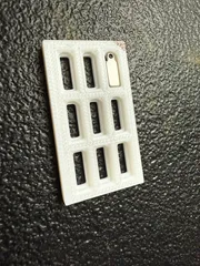 Laser jig for mini tags