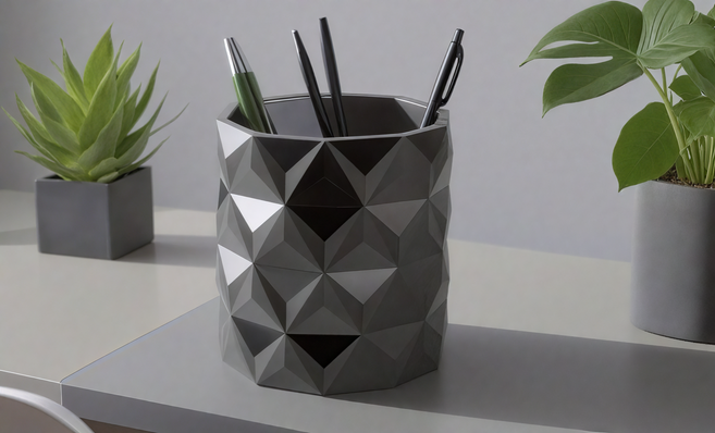 Modern Designed Minimalistic Pen Holder or Vase