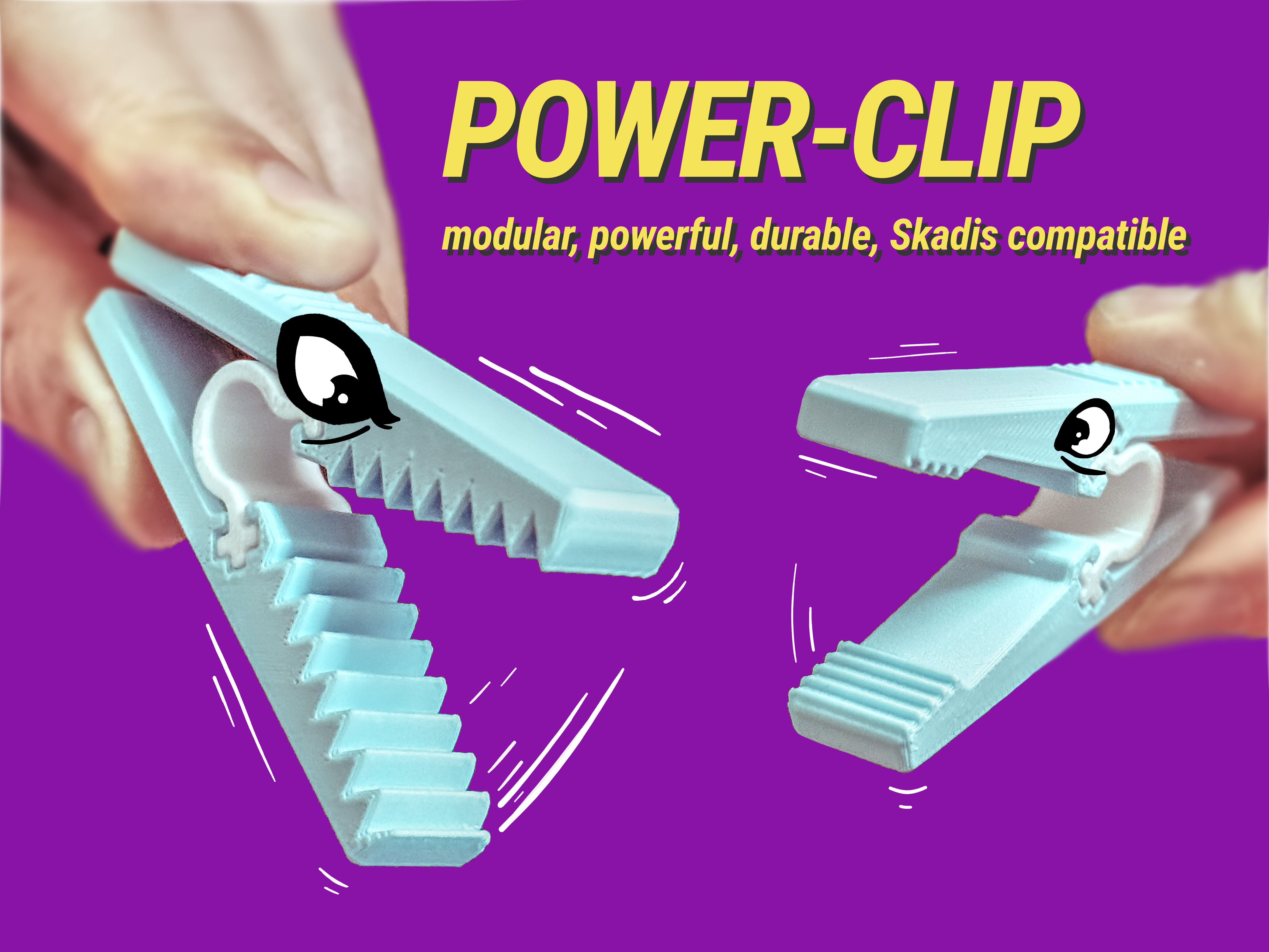 Power-Clip (Skadis compatible)
