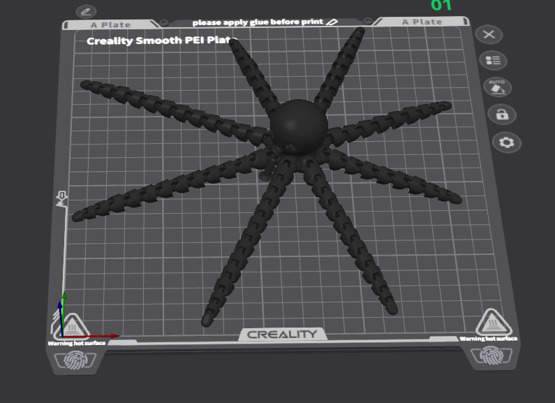 Miniatura 2 do modelo 3D octopuse long