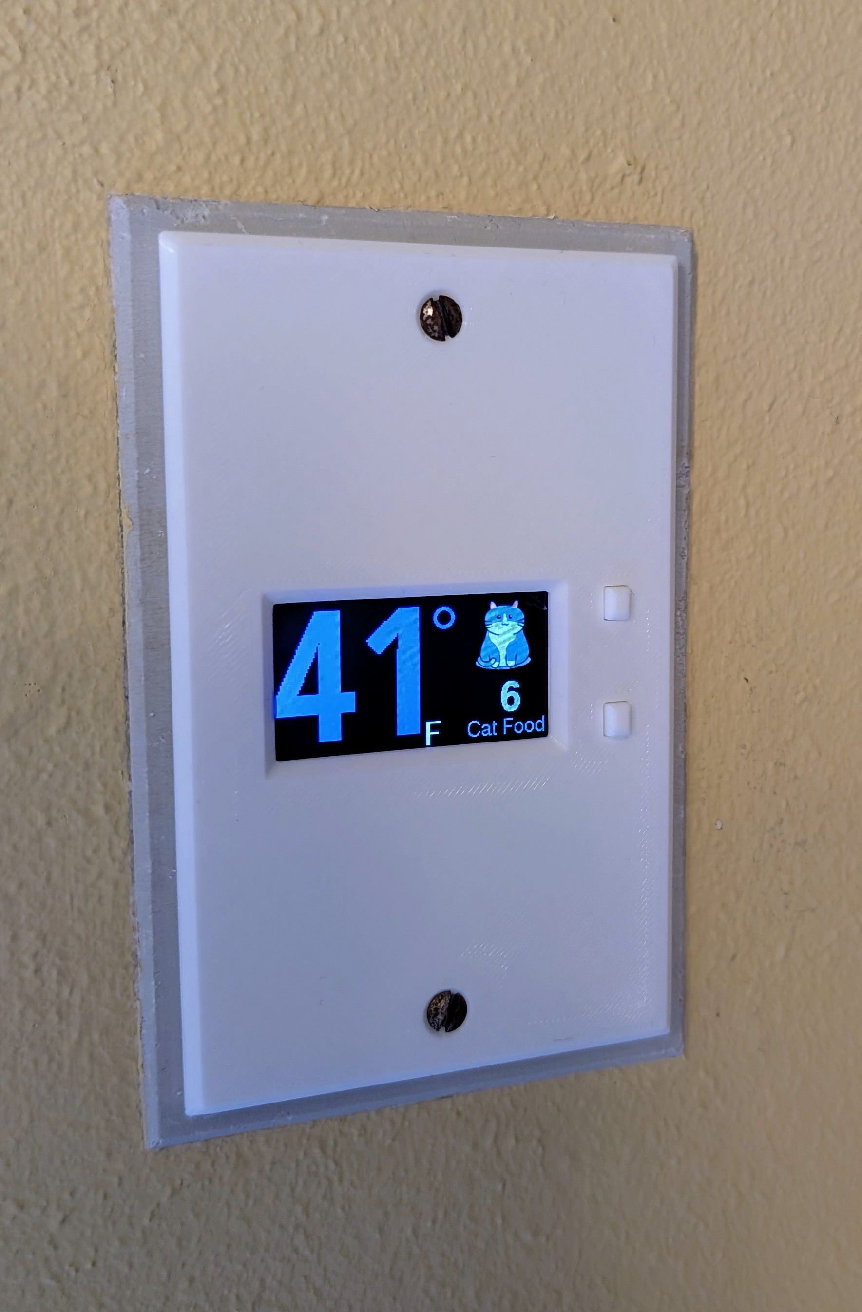 Lilygo T-Display S3 Wall Plate Mount