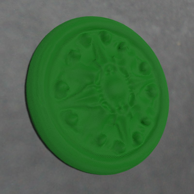 DnD Shield Architectur Rosette FDM Quads