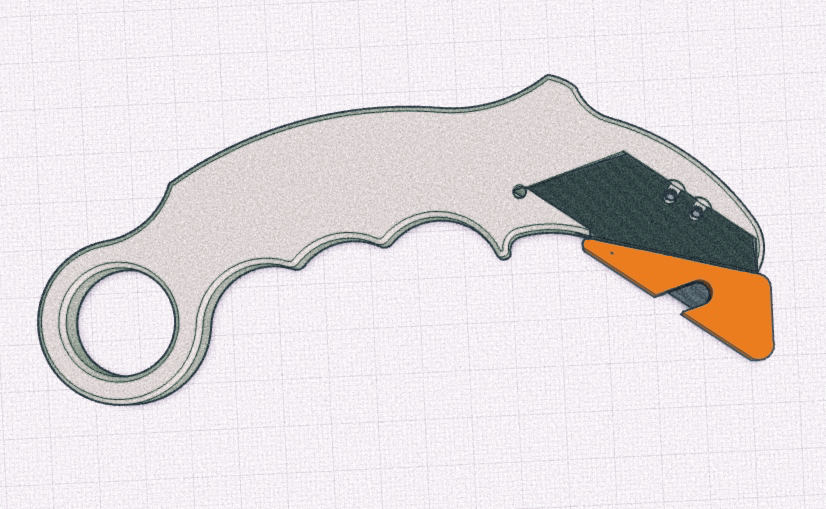 Karambit Utility Knife Blade Cover
