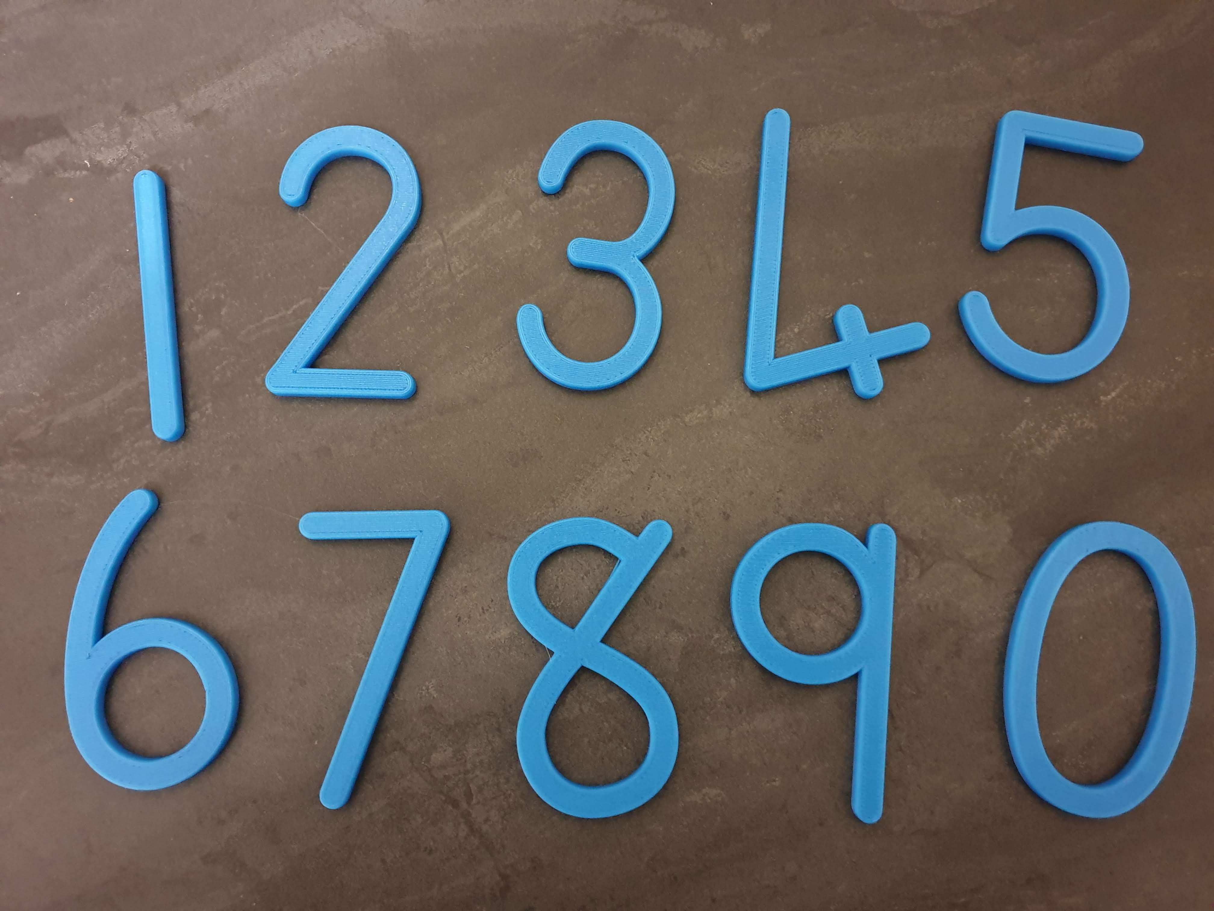 Numbers (Foundation / Pre-School Font)