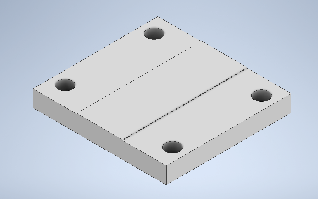 SC8UU mounting pad/plate 4mm