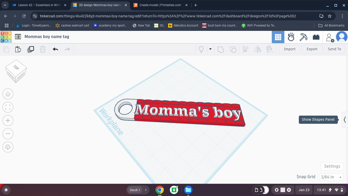 momma's boy V2