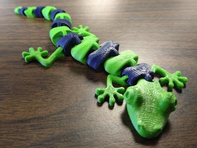 Articulated Lizard V2 (Dual-Extrusion Remix)