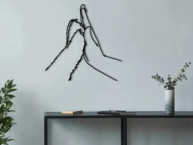 Dog Paw & Human Hand Wall Art